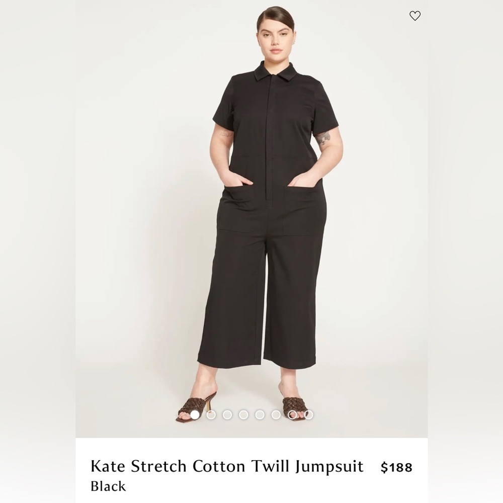 💥Kate Stretch Cotton Twill Jumpsuit 💥